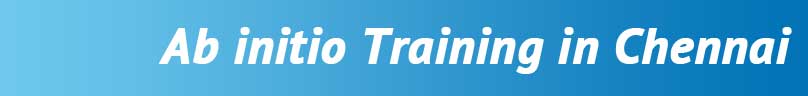AB INITIO Training in Velachery, Chennai AB INITIO Training in Velachery, Chennai