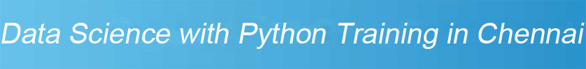 Data Science with Python Training in Chennai